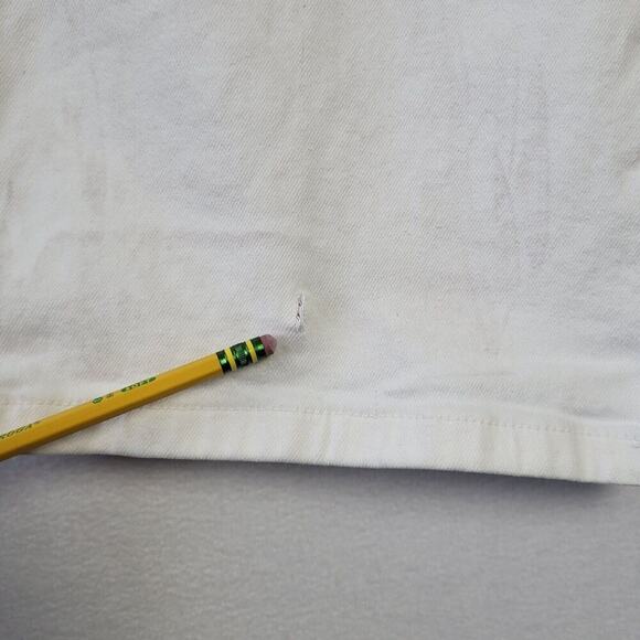 ZARA Straight High Waist Belted Cropped Jeans Size 6 Festival Boho Y2K New *Flaw - Picture 3 of 12